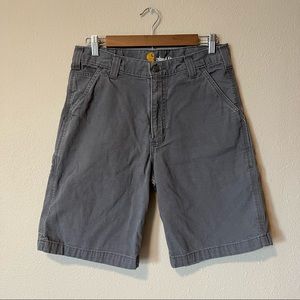 32” Carhartt Relaxed Fit grey shorts